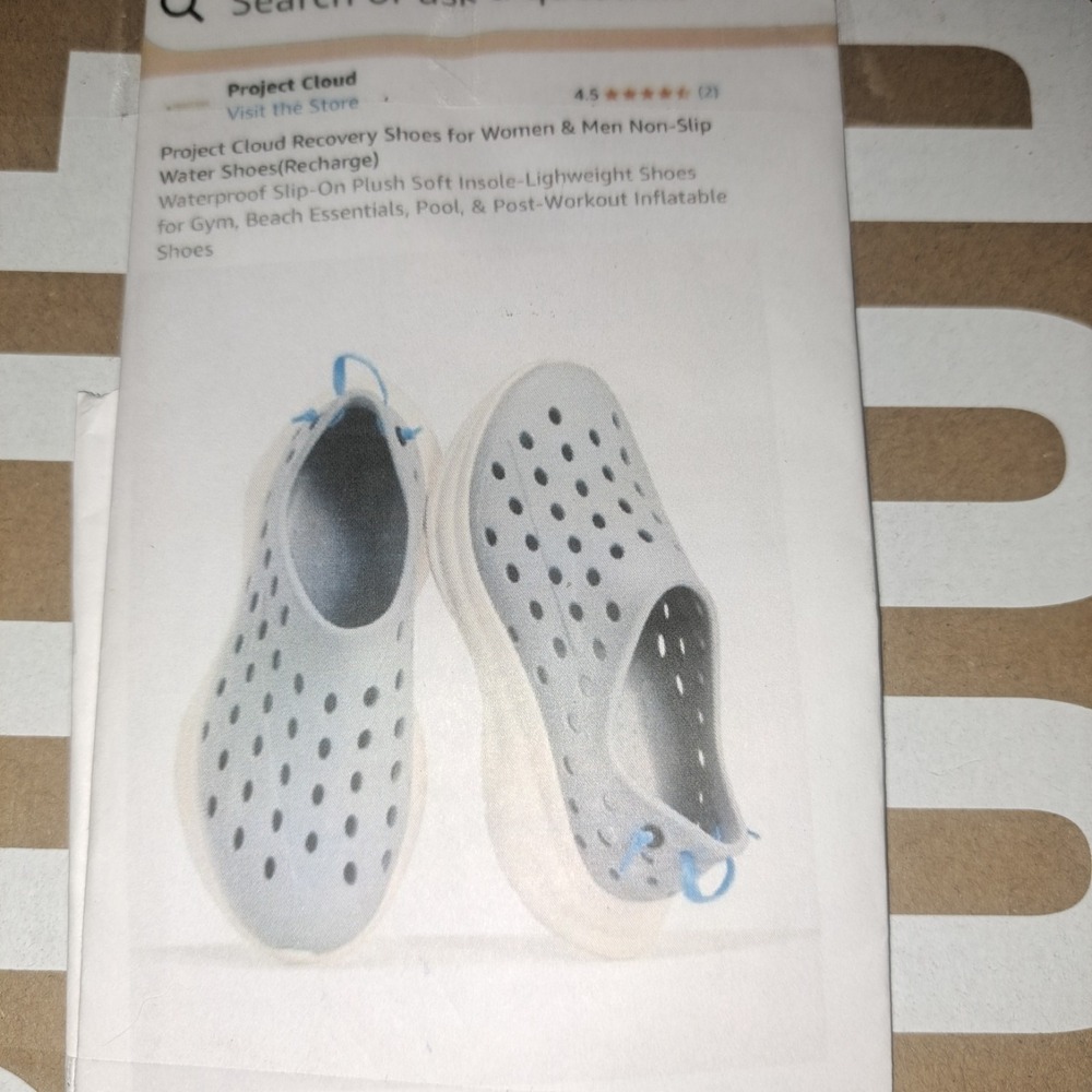 Project Cloud NWT Recovery Shoe/ Non Slip Light Gray Women's Shoes 9m